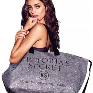 Victoria’s Secret Black Sparkle Tote